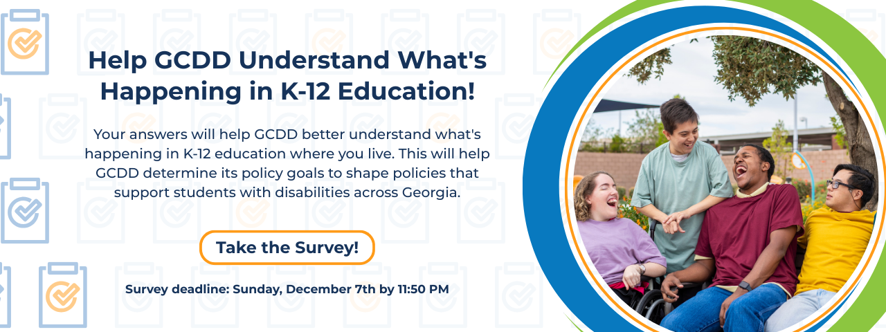 Take GCDD's K-12 Education Survey Take GCDD's K-12 Education Survey