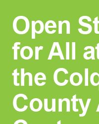 Open Studio for All at the Colquitt County Arts Center  