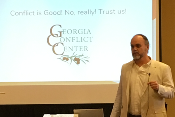 John Lash from the Georgia Conflict Center John Lash from the Georgia Conflict Center