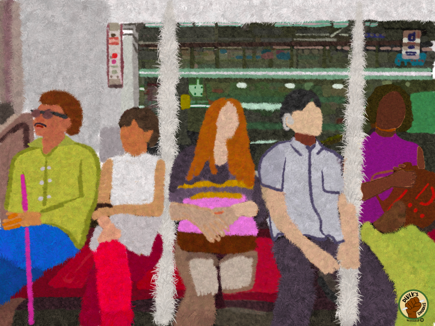peronas en el tren