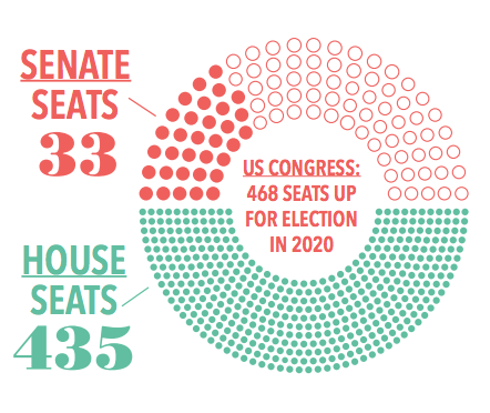 US Congress: 468 seats up for election in 2020
