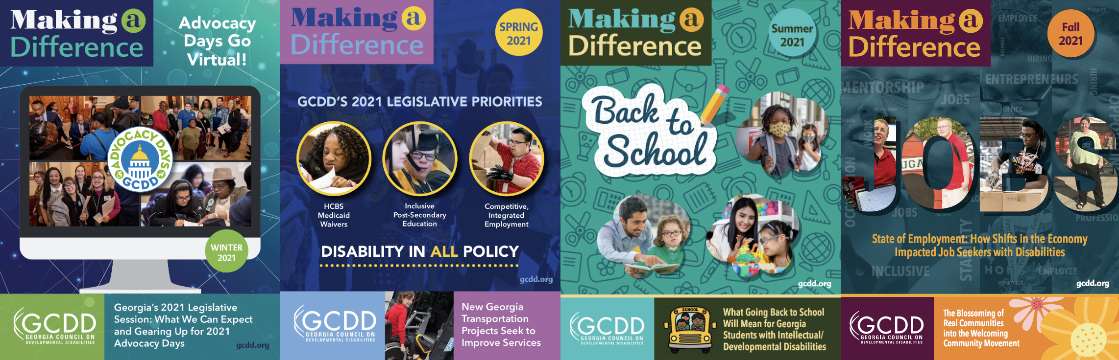 Making a Difference Magazine masthead