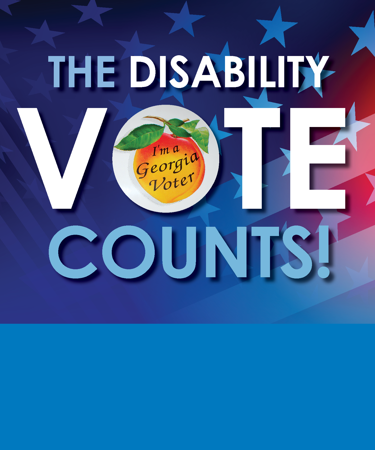 The Disability Vote Counts! Voting is one of our most important rights and civic duties as citizens living in a democracy. In Georgia, more than one million people have disabilities and approximately 652,000 are of voting age. GCDD educated voters with disabilities with an informative guide before the November 2018 presidential election. Check out why the disability vote counted.
