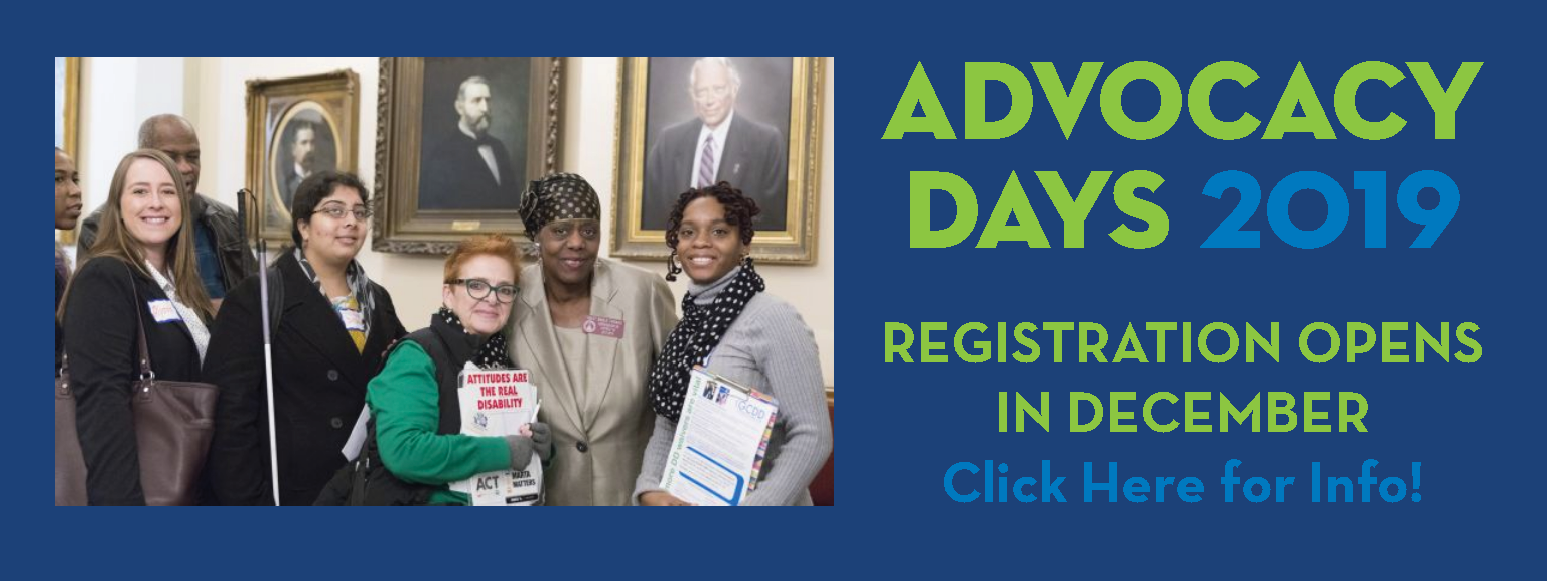 2019 Advocacy Days - Registration Opens in December