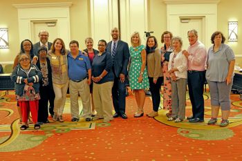 Director Ron Wakefield with the Council members of the GCDD during his visit to their July quarterly meeting in Macon, GA.