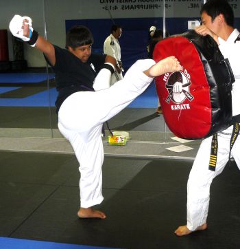  Angad Sahgal – a black belt in karate