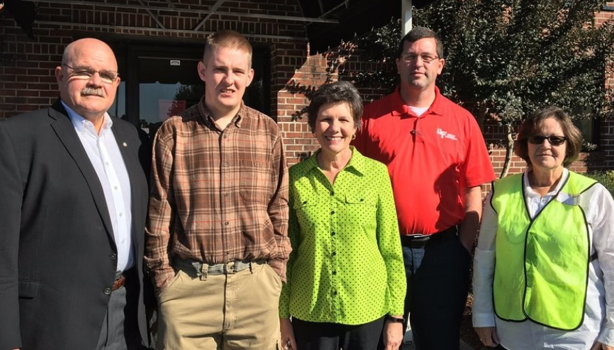 Rep Steve Tarvin with Tyler Blanton