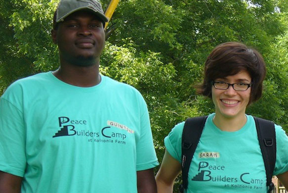 staff at peacebuilders camp at koinonia farm