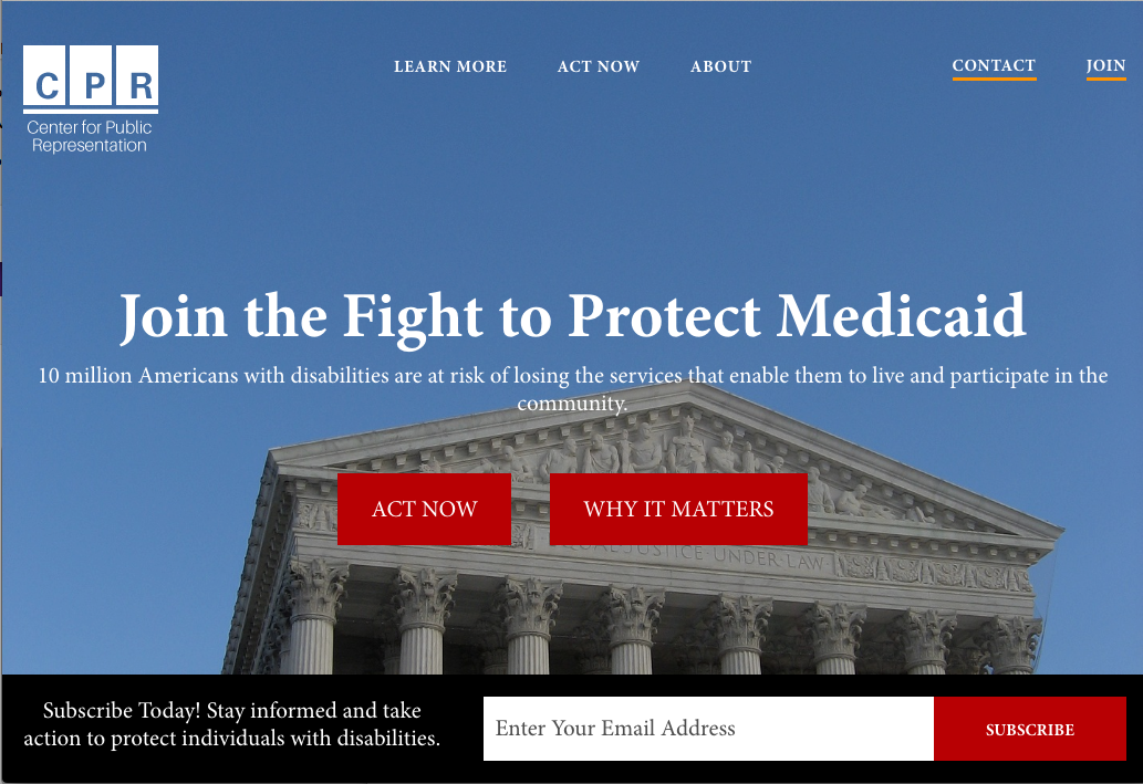 CPR Medicaid website