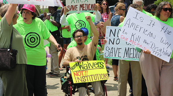 GCDD Rally to Save Medicaid