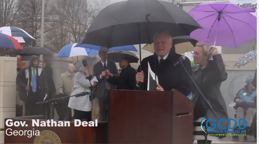 Governor Nathan Deal Speaks at the 2015 Disability Day